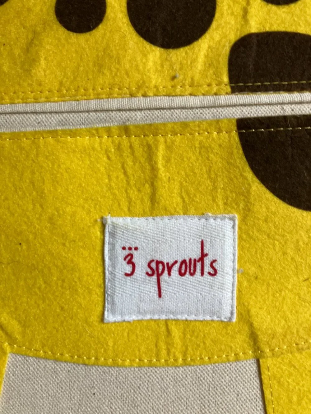 3 Sprouts Giraffe Hanging Wall Organizer 3 Pocket Nursery Toy Storage Canvas